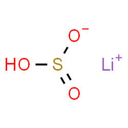 ChemSpider 2D Image | Lithium hydrogen sulfite | HLiO3S