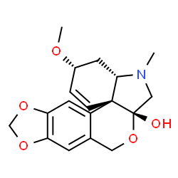 ChemSpider 2D Image | (3alpha,6abeta,12balpha)-Tazettine | C18H21NO5