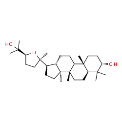 ChemSpider 2D Image | (3beta,5beta,8alpha,9xi,10alpha,13alpha,14beta,17alpha,20R,24S)-20,24-Epoxydammarane-3,25-diol | C30H52O3