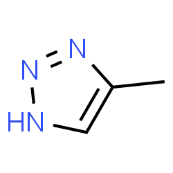 ChemSpider 2D Image | 4-Methyl-1H-1,2,3-triazole | C3H5N3