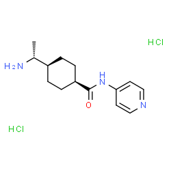 ChemSpider 2D Image | cis-4-[(1R)-1-Aminoethyl]-N-(4-pyridinyl)cyclohexanecarboxamide dihydrochloride | C14H23Cl2N3O