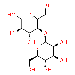 ChemSpider 2D Image | 4-O-beta-D-Mannopyranosyl-D-glucitol | C12H24O11