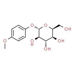 ChemSpider 2D Image | 4-Methoxyphenyl alpha-L-idopyranoside | C13H18O7