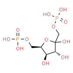 ChemSpider 2D Image | 1,6-Di-O-phosphono-D-sorbofuranose | C6H14O12P2