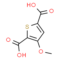 ChemSpider 2D Image | 3-Methoxy-2,5-thiophenedicarboxylic acid | C7H6O5S