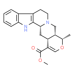 ChemSpider 2D Image | Methyl (3beta,15beta,19alpha)-19-methyl-16,17-didehydro-18-oxayohimban-16-carboxylate | C21H24N2O3