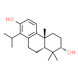 ChemSpider 2D Image | (3beta,10alpha)-14-Isopropylpodocarpa-8,11,13-triene-3,13-diol | C20H30O2