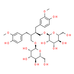 ChemSpider 2D Image | (2R,3R)-2,3-Bis(4-hydroxy-3-methoxybenzyl)-4-(alpha-D-mannopyranosyloxy)butyl alpha-D-mannopyranoside | C32H46O16