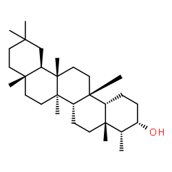 ChemSpider 2D Image | (3S,4R,4aR,6aS,6bR,8aS,12aR,12bS,14aR,14bS)-4,4a,6b,8a,11,11,12b,14a-Octamethyldocosahydro-3-picenol | C30H52O