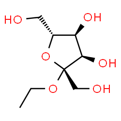 ChemSpider 2D Image | Ethyl beta-D-psicofuranoside | C8H16O6