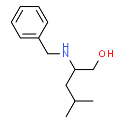 ChemSpider 2D Image | 2-(Benzylamino)-4-methyl-1-pentanol | C13H21NO