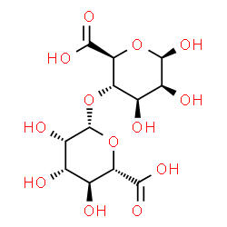 ChemSpider 2D Image | 4-O-beta-D-Mannopyranuronosyl-beta-D-mannopyranuronic acid | C12H18O13