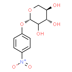 ChemSpider 2D Image | 4-Nitrophenyl (2xi)-beta-D-threo-pentopyranoside | C11H13NO7