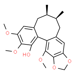 ChemSpider 2D Image | (+/-)-gomisin M1 | C22H26O6