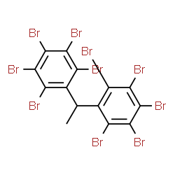 ChemSpider 2D Image | bis(pentabromophenyl)ethane | C14H4Br10