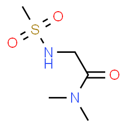 ChemSpider 2D Image | N,N-Dimethyl-N~2~-(methylsulfonyl)glycinamide | C5H12N2O3S