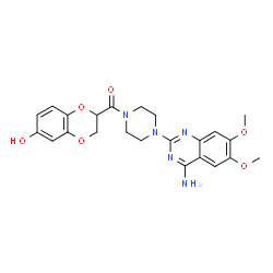 ChemSpider 2D Image | 7'-HYDROXYDOXAZOSIN | C23H25N5O6