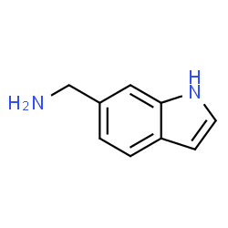ChemSpider 2D Image | 6-(Aminomethyl)indole | C9H10N2