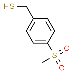 ChemSpider 2D Image | [4-(Methylsulfonyl)phenyl]methanethiol | C8H10O2S2