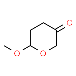 ChemSpider 2D Image | 6-Methoxydihydro-2H-pyran-3(4H)-one | C6H10O3