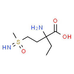 ChemSpider 2D Image | 2-Amino-2-ethyl-4-(S-methylsulfonimidoyl)butanoic acid | C7H16N2O3S