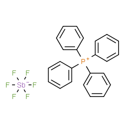 ChemSpider 2D Image | Tetraphenylphosphonium hexafluoroantimonate(1-) | C24H20F6PSb