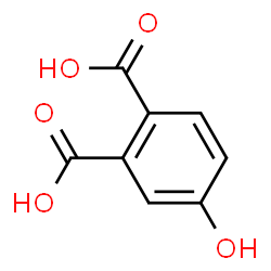 ChemSpider 2D Image | 4-Hydroxyphthalic acid | C8H6O5
