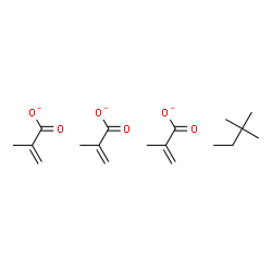 ChemSpider 2D Image | 2,2-dimethylbutane; 2-methylprop-2-enoate | C18H29O6