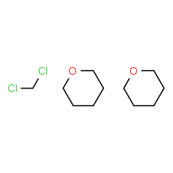 ChemSpider 2D Image | Dichloromethane - tetrahydro-2H-pyran (1:2) | C11H22Cl2O2