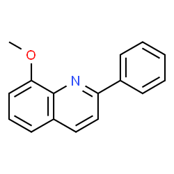 ChemSpider 2D Image | 8-Methoxy-2-phenylquinoline | C16H13NO