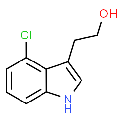 ChemSpider 2D Image | 4-Chlorotryptophol | C10H10ClNO