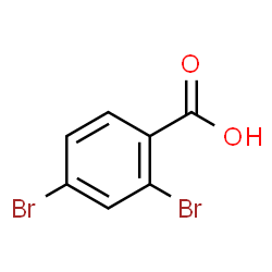 ChemSpider 2D Image | 2,4-Dibromobenzoic acid | C7H4Br2O2