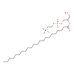 ChemSpider 2D Image | 2-(Docosanoyloxy)-3-hydroxypropyl 2-(trimethylammonio)ethyl phosphate | C30H62NO7P