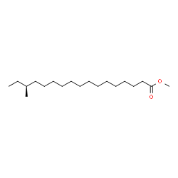 ChemSpider 2D Image | Methyl (15S)-15-methylheptadecanoate | C19H38O2