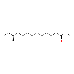 ChemSpider 2D Image | Methyl (11S)-11-methyltridecanoate | C15H30O2