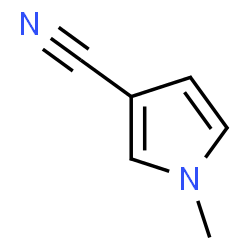 ChemSpider 2D Image | 1-Methyl-1H-pyrrole-3-carbonitrile | C6H6N2