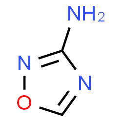 ChemSpider 2D Image | 1,2,4-Oxadiazol-3-amine | C2H3N3O
