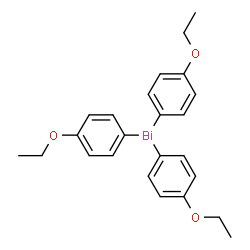 ChemSpider 2D Image | Tris(4-ethoxyphenyl)bismuthine | C24H27BiO3