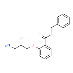 ChemSpider 2D Image | N-Depropylpropafenone | C18H21NO3