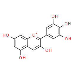ChemSpider 2D Image | Delphinidin | C15H11O7