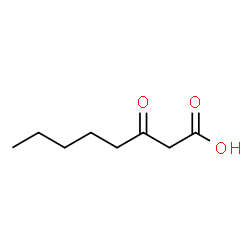 ChemSpider 2D Image | 3-Oxooctanoic acid | C8H14O3