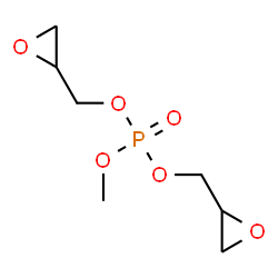ChemSpider 2D Image | Methyl bis(2-oxiranylmethyl) phosphate | C7H13O6P