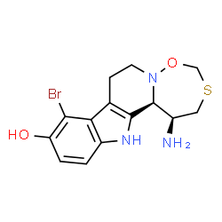 ChemSpider 2D Image | eudistomin E | C14H16BrN3O2S