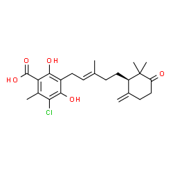 ChemSpider 2D Image | acremochlorin B | C23H29ClO5
