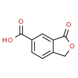 ChemSpider 2D Image | 1,3-Dihydro-3-oxo-5-isobenzofurancarboxylic acid | C9H6O4