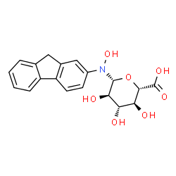 ChemSpider 2D Image | N-Hydroxy-N-glucuronosyl-2-aminofluorene | C19H19NO7