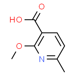 ChemSpider 2D Image | 2-Methoxy-6-methylnicotinic acid | C8H9NO3