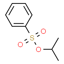 ChemSpider 2D Image | Isopropyl benzenesulfonate | C9H12O3S