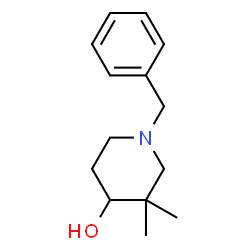 ChemSpider 2D Image | 1-Benzyl-3,3-dimethyl-4-piperidinol | C14H21NO