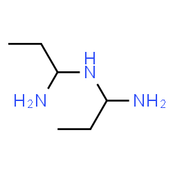 ChemSpider 2D Image | N-(1-Aminopropyl)-1,1-propanediamine | C6H17N3